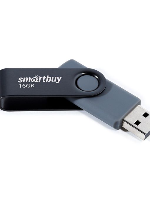 UFD 2.0 накопитель SmartBuy 016GB Twist Black (SB016GB2TWK)