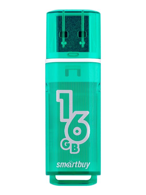 USB накопитель Smartbuy 16GB Glossy series Green (SB16GBGS-G)
