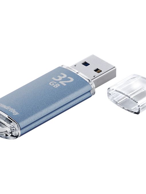 USB 2.0 накопитель Smartbuy 32GB V-Cut Blue (SB32GBVC-B)