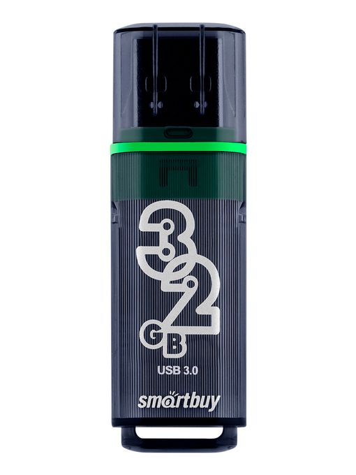 USB 3.0 накопитель Smartbuy 32GB Glossy series Dark Grey (SB32GBGS-DG)