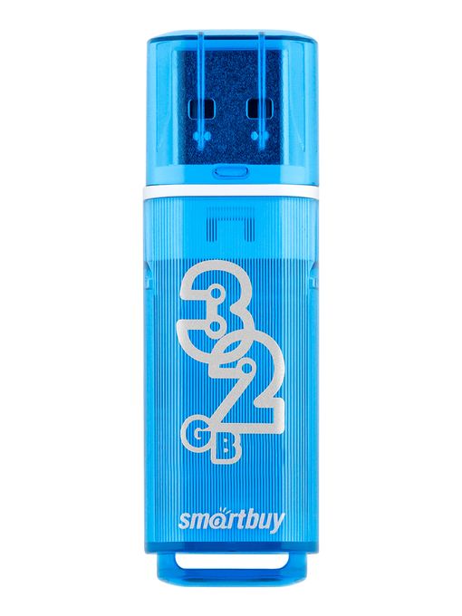 USB накопитель Smartbuy 32GB Glossy series Blue (SB32GBGS-B)