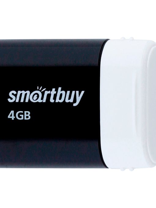USB 2.0 накопитель Smartbuy 4GB LARA Black (SB4GBLara-K)