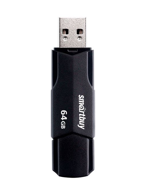 USB 2.0 накопитель SmartBuy 64GB CLUE Black (SB64GBCLU-K)