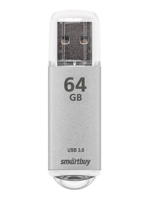 USB 3.0/3.1 накопитель Smartbuy 64GB V-Cut Silver (SB64GBVC-S3)