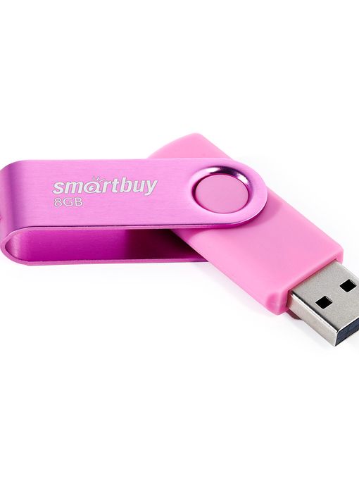 UFD 2.0 накопитель SmartBuy 8GB Twist Pink (SB008GB2TWP)