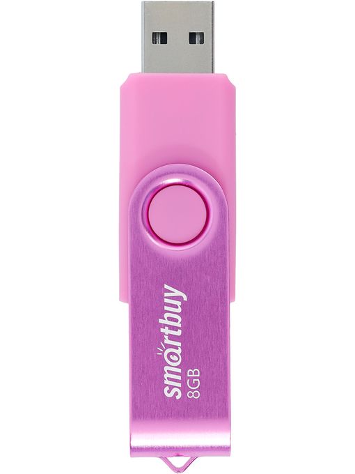 UFD 2.0 накопитель SmartBuy 8GB Twist Pink (SB008GB2TWP)