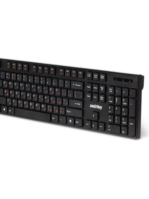 Клавиатура беспроводная мультимедийная Smartbuy ONE 238 черная (SBK-238AG-K)/20