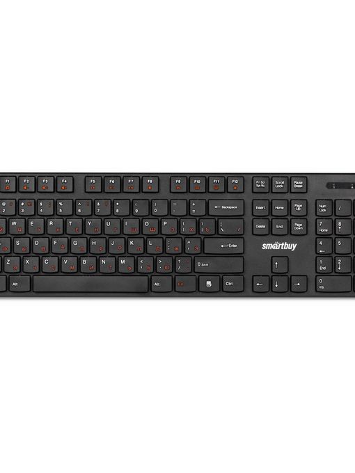 Клавиатура беспроводная мультимедийная Smartbuy ONE 238 черная (SBK-238AG-K)/20