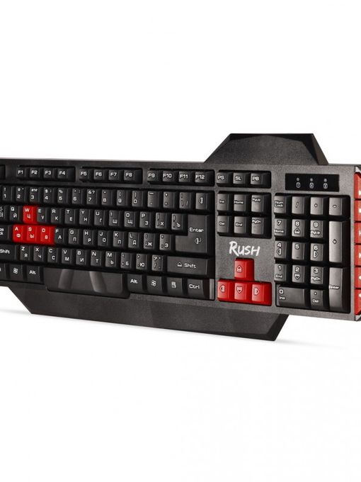 Клавиатура игровая мультимедийная Smartbuy RUSH Raven 200 USB черная (SBK-200GU-K)/20