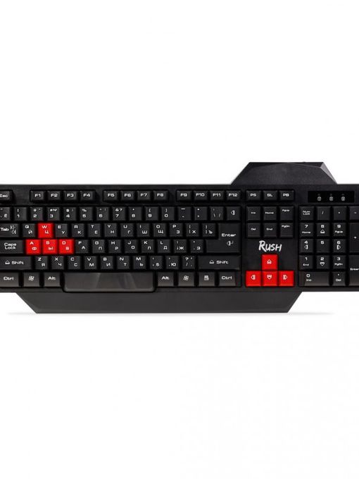 Клавиатура игровая мультимедийная Smartbuy RUSH Raven 200 USB черная (SBK-200GU-K)/20
