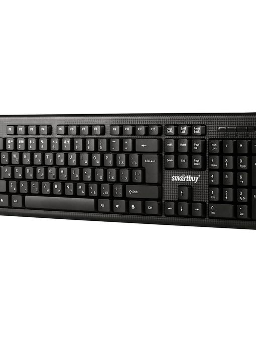 Клавиатура проводная Smartbuy ONE 115 черная (SBK-115-K)/20
