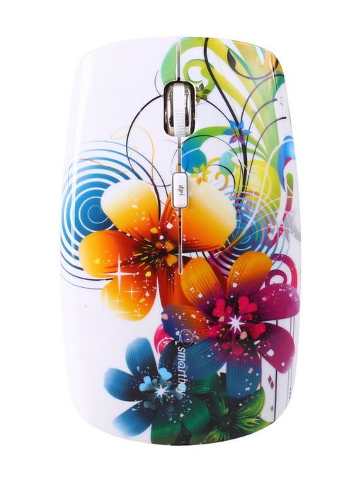 Мышь беспроводная Smartbuy 327AG принт Цветы (SBM-327AG-FL-FC) /40/