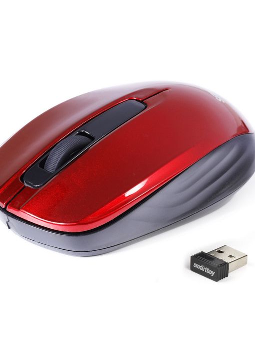 Мышь беспроводная Smartbuy ONE 332 красная (SBM-332AG-R)/60/