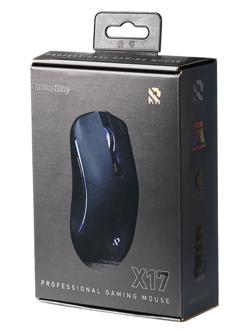 Мышь игровая проводная Smartbuy RUSH X17 черная (SBM-747G-K) /80
