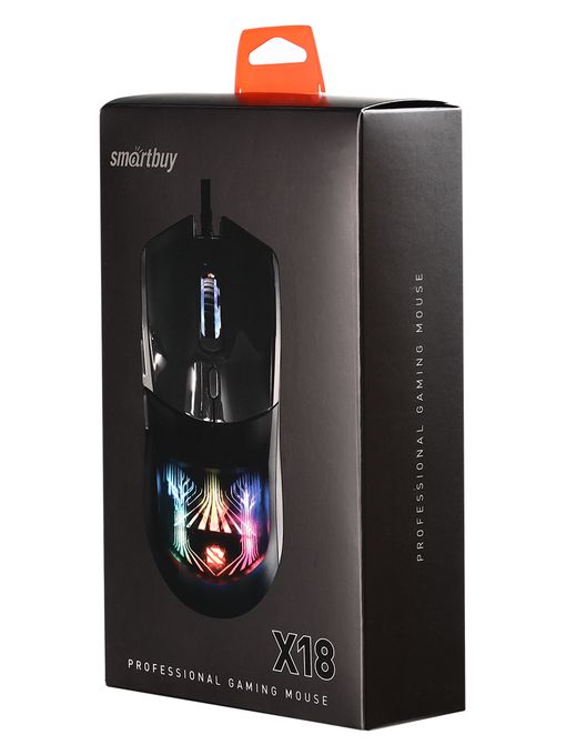Мышь игровая проводная Smartbuy RUSH X18 черная (SBM-748G-K)
