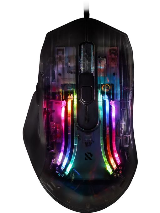 Мышь игровая проводная Smartbuy RUSH X19 серая (SBM-749G-G)