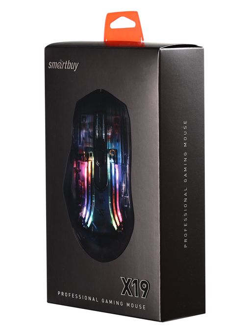 Мышь игровая проводная Smartbuy RUSH X19 серая (SBM-749G-G)