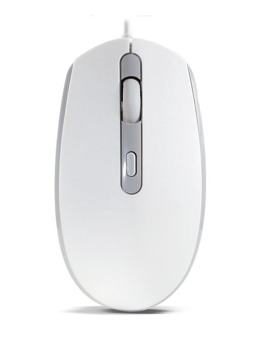 Мышь проводная беззвучная Smartbuy ONE 280-W бело-серая (SBM-280-WG) / 40